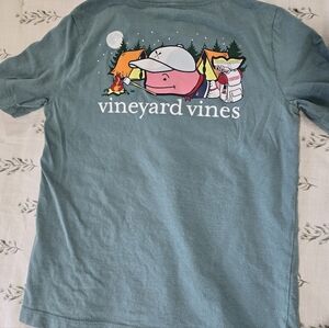 Vineyard Vines Short Sleeve Tee with Graphic Camp Design